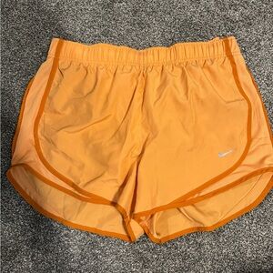Nike Women's Bright Orange Athletic Shorts